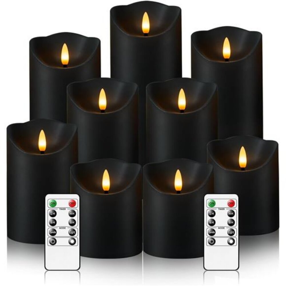 Flameless Candles with Remote, Battery Operated Flickering Flameless Candles